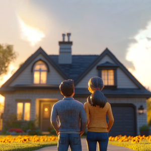 happy homeowner