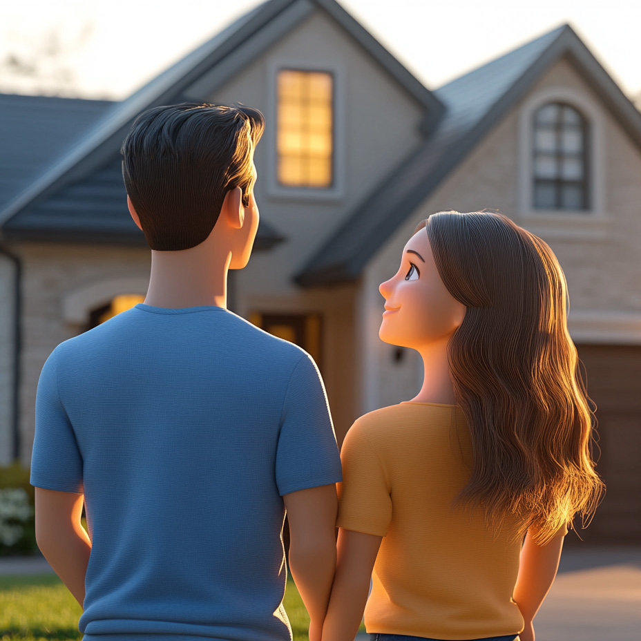 Smiling Homeowners