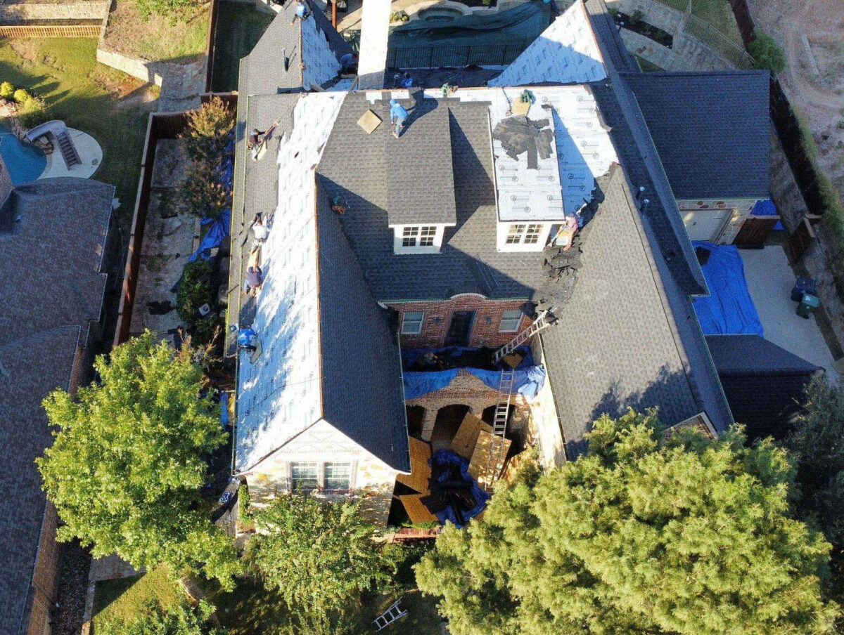 During - Lantana Roof Replacement – Argyle, TX 76226