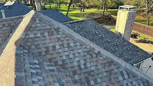 Impact-resistant roofing materials installed near Lake Lewisville in Highland Village